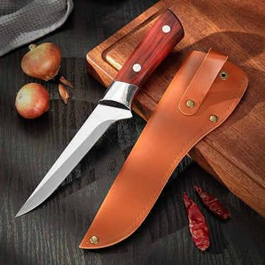 Hand Forged Stainless Steel Boning Knife - Chef Essential - InspiredGrabs.com